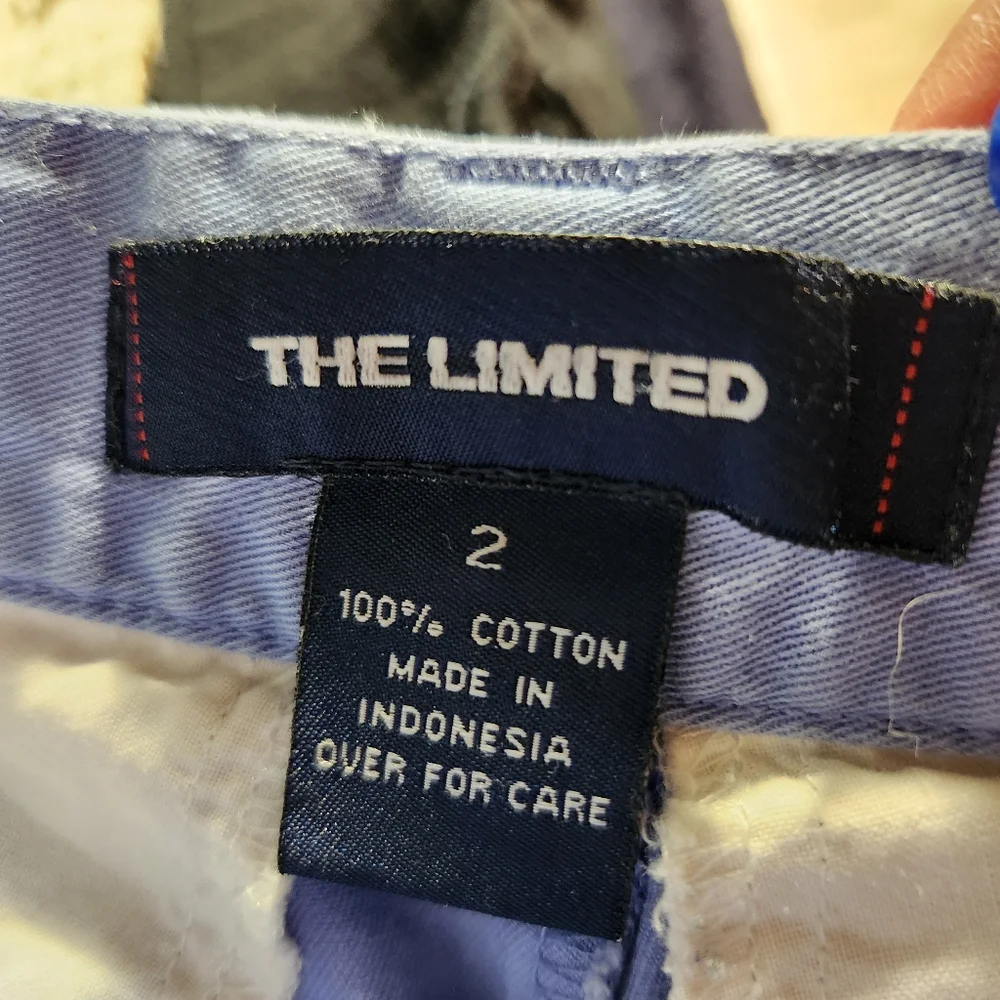 The Limited Women's Blue‎ Shorts 100% Cotton, Size 2
